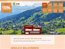 Tablet Screenshot of gaestehaus-wiesengrund.at